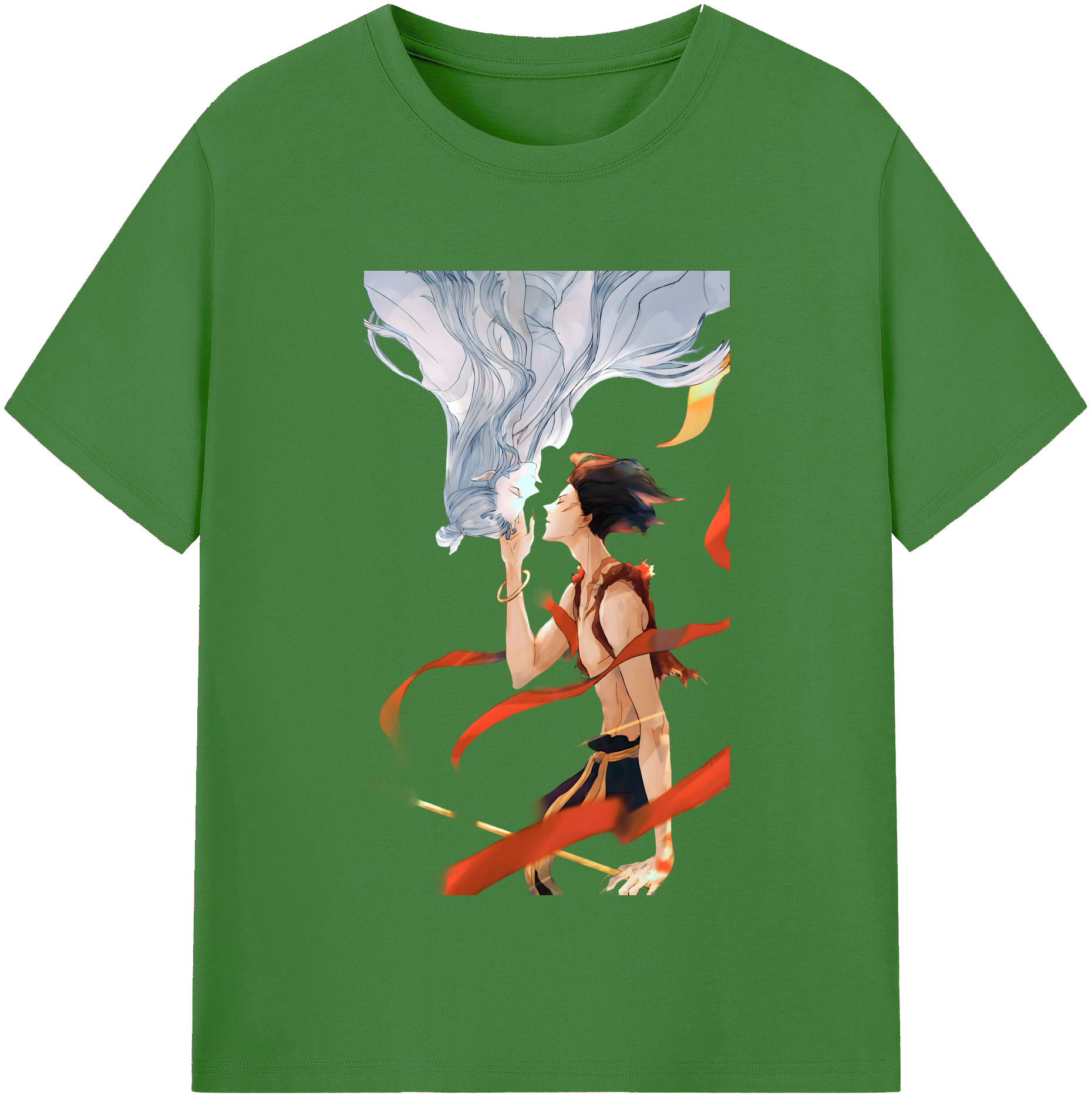 （画像用） Ne Zha 2 ナタ 魔童の大暴れ レディースカジュアルプリントTシャツ（綿100％）